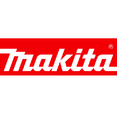 logo de la marque Makita rouge et blanc